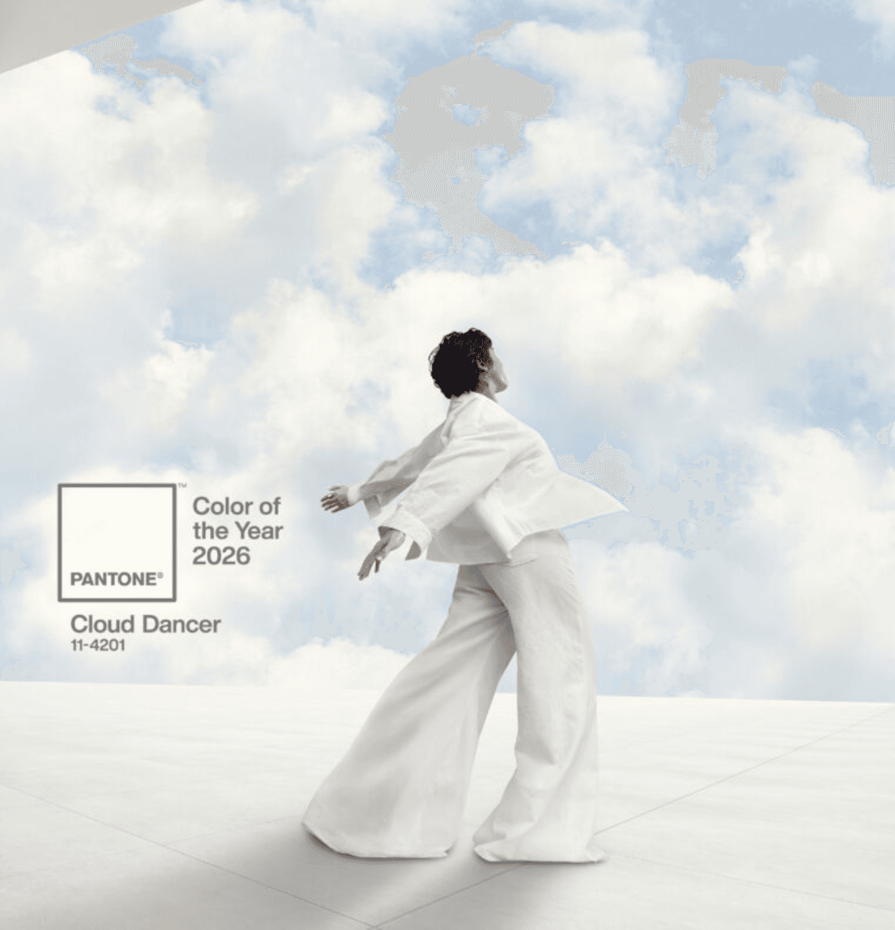 Cloud Dancer لون عام 2026