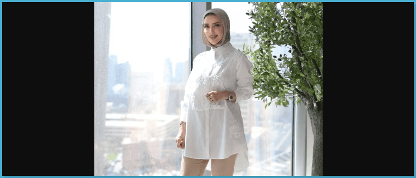 أفضل الأقمشة لملابس المحجبات الكاجوال في طقس الكويت - بلاك وايت