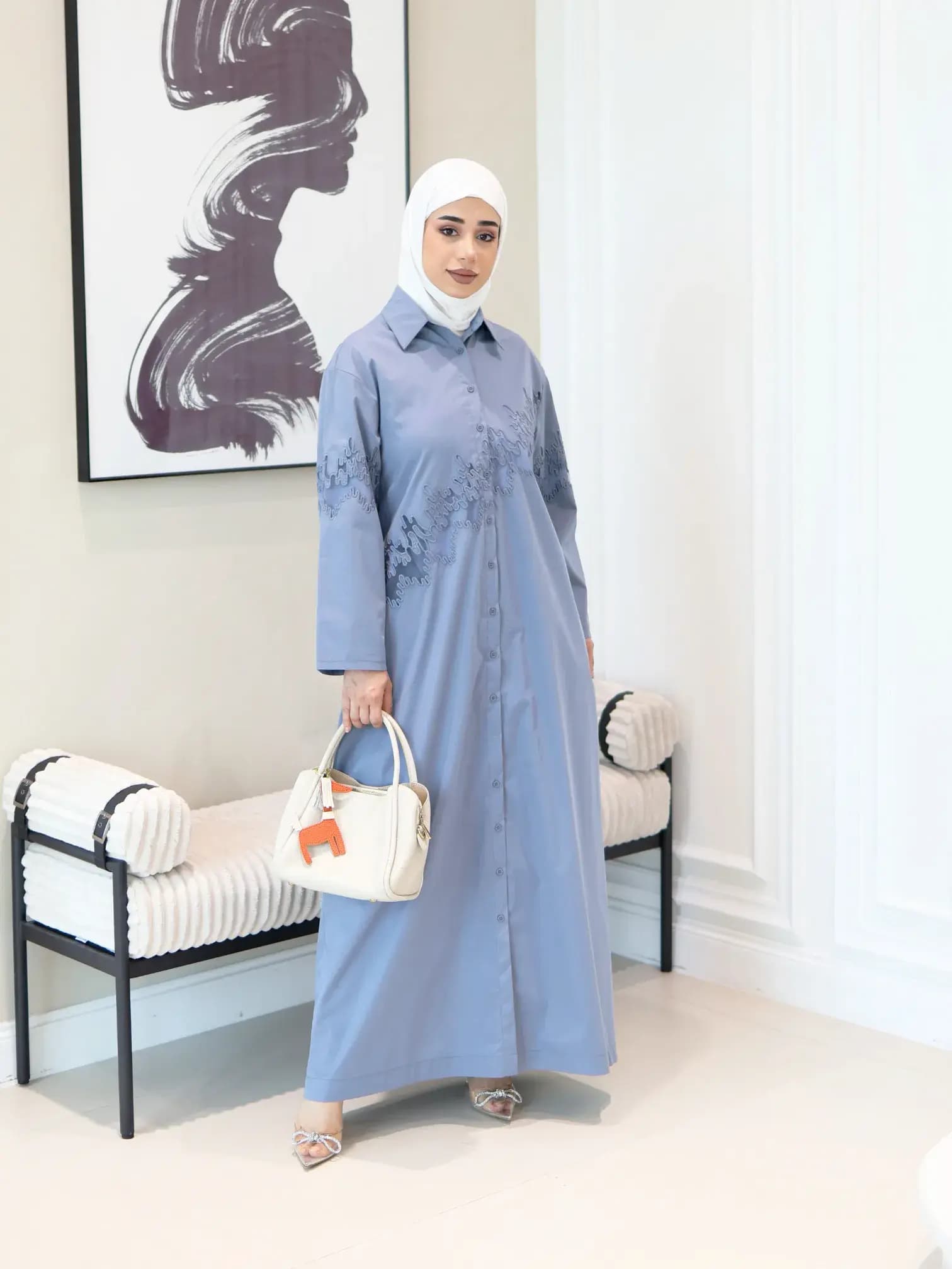 فستان طويل للمحجبات